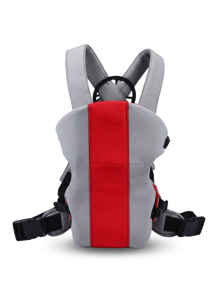 Adjustable Baby Carrier Sling Wrap, Ergonomic Hands-Free Infant Kangaroo Carrier with Padded Shoulder Straps and Support Waistband