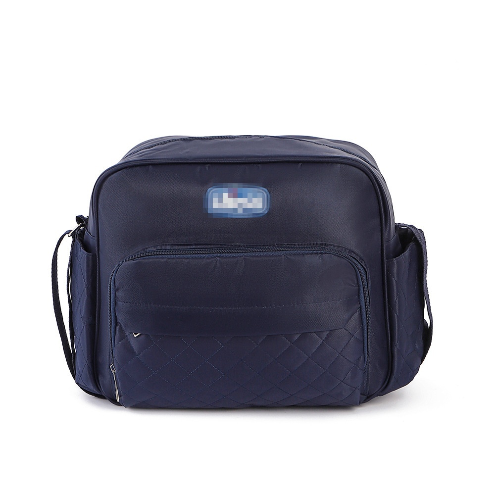 Conjunto de 4 piezas de bolso cambiador acolchado para bebé, bolso de hombro multifuncional con cambiador, portabiberones térmico y pequeño organizador.
