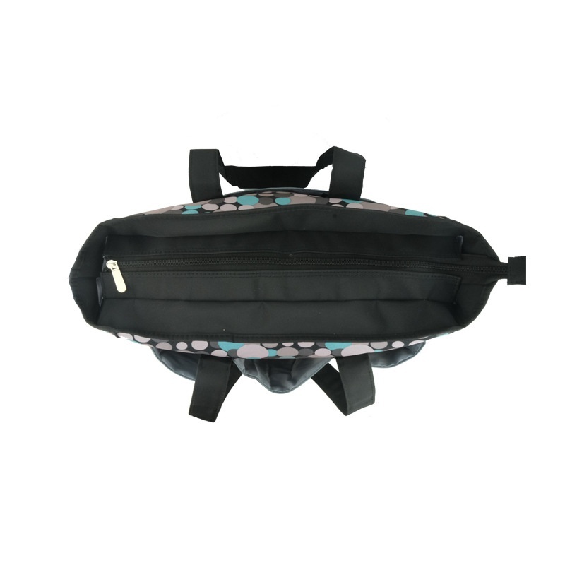 Set di 5 pezzi impermeabile per pannolini per neonati, borsa da viaggio capiente con fasciatoio, borsa termica per biberon e marsupio.