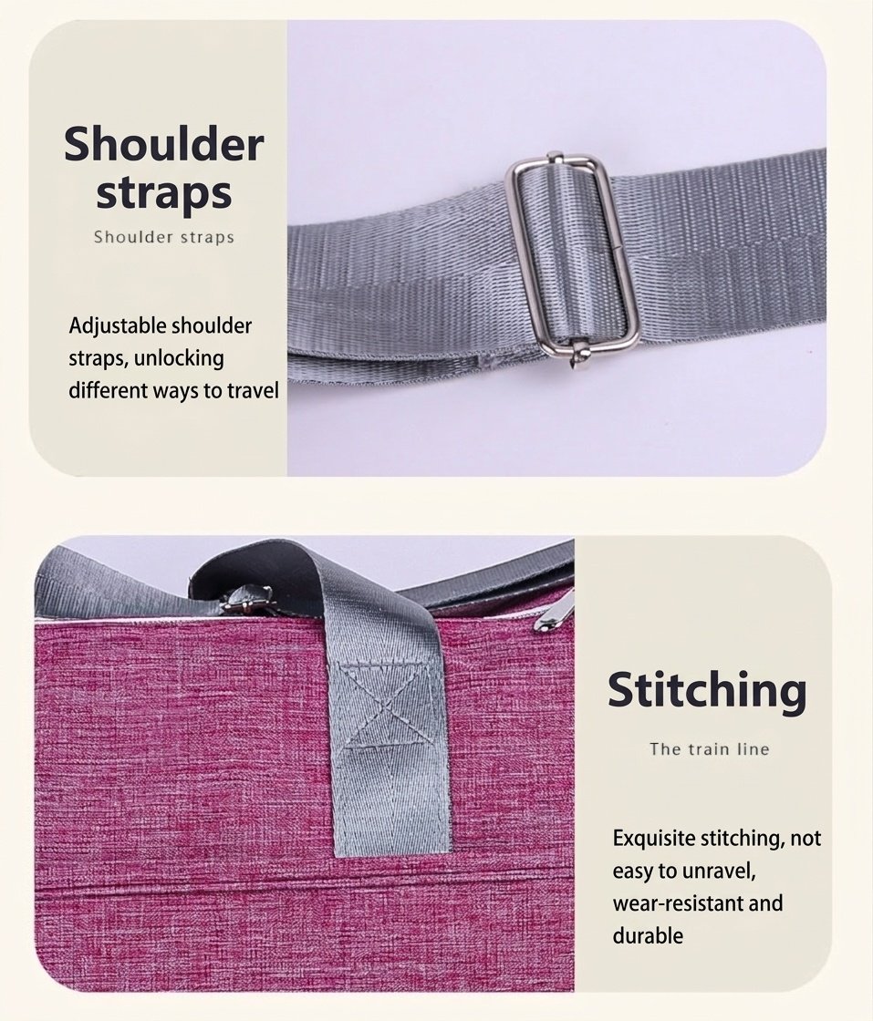 Conjunto de bolso cambiador para bebé con estampado de arcoíris, bolso de viaje multifuncional con cambiador portátil, estuche calientabiberones y bolsillo multiusos.