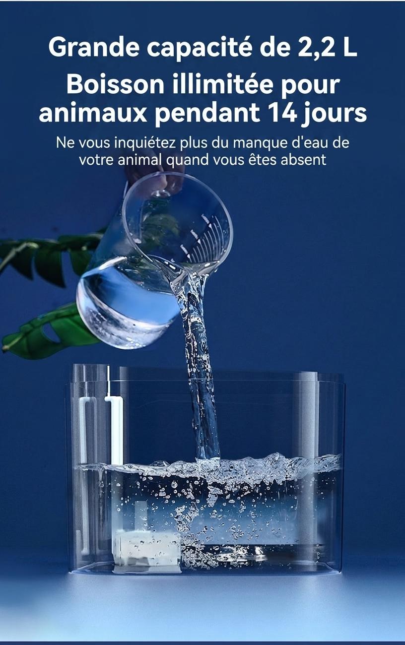 Automatic Pet Water Fountain for Cats & Dogs - Filtered & Quiet - Model#FT666