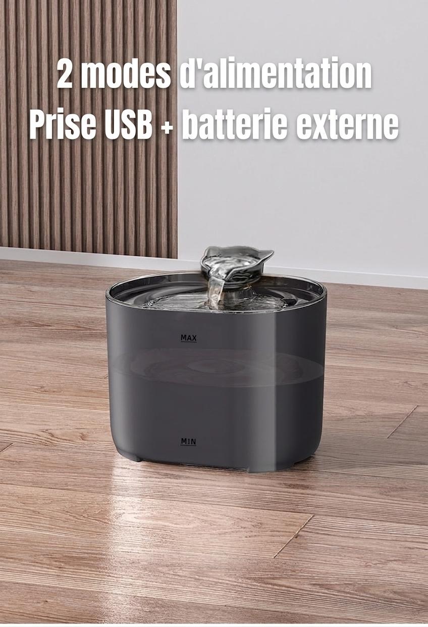 Automatic Pet Water Fountain for Cats & Dogs - Filtered & Quiet - Model#FT666