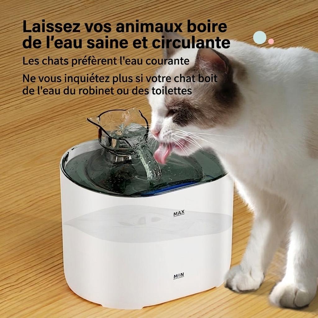 Automatic Pet Water Fountain for Cats & Dogs - Filtered & Quiet - Model#FT666