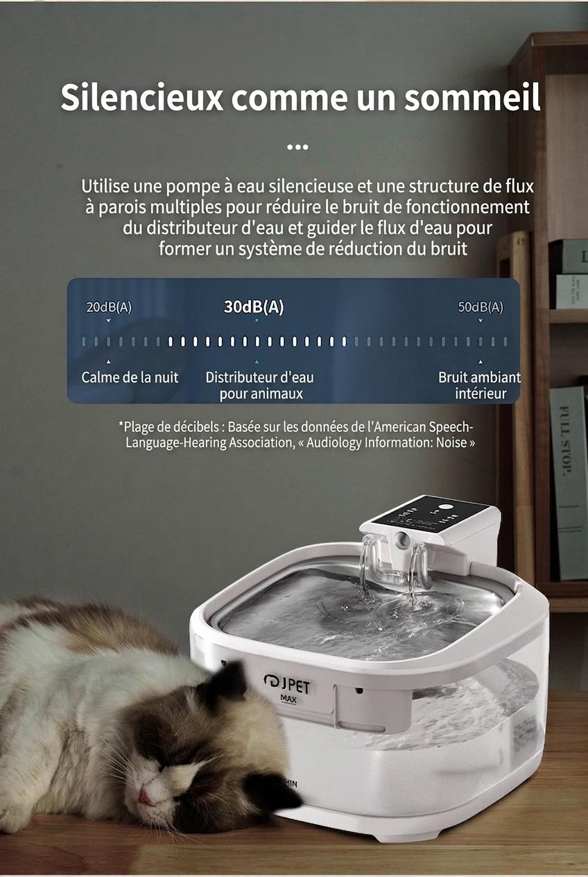 Pet Water Fountain Wireless Smart Cat Dog Dispenser - Model#FT999