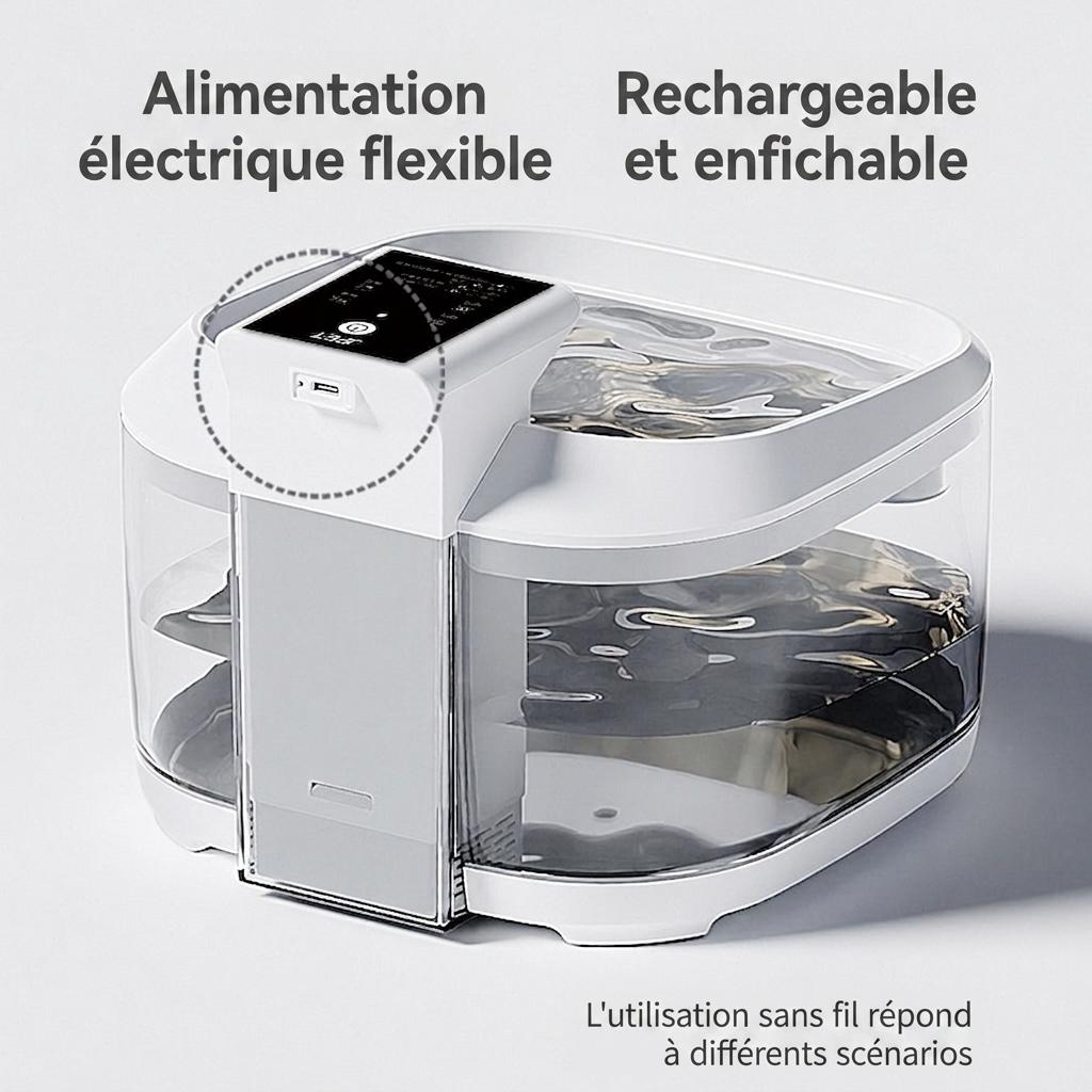 Pet Water Fountain Wireless Smart Cat Dog Dispenser - Model#FT999