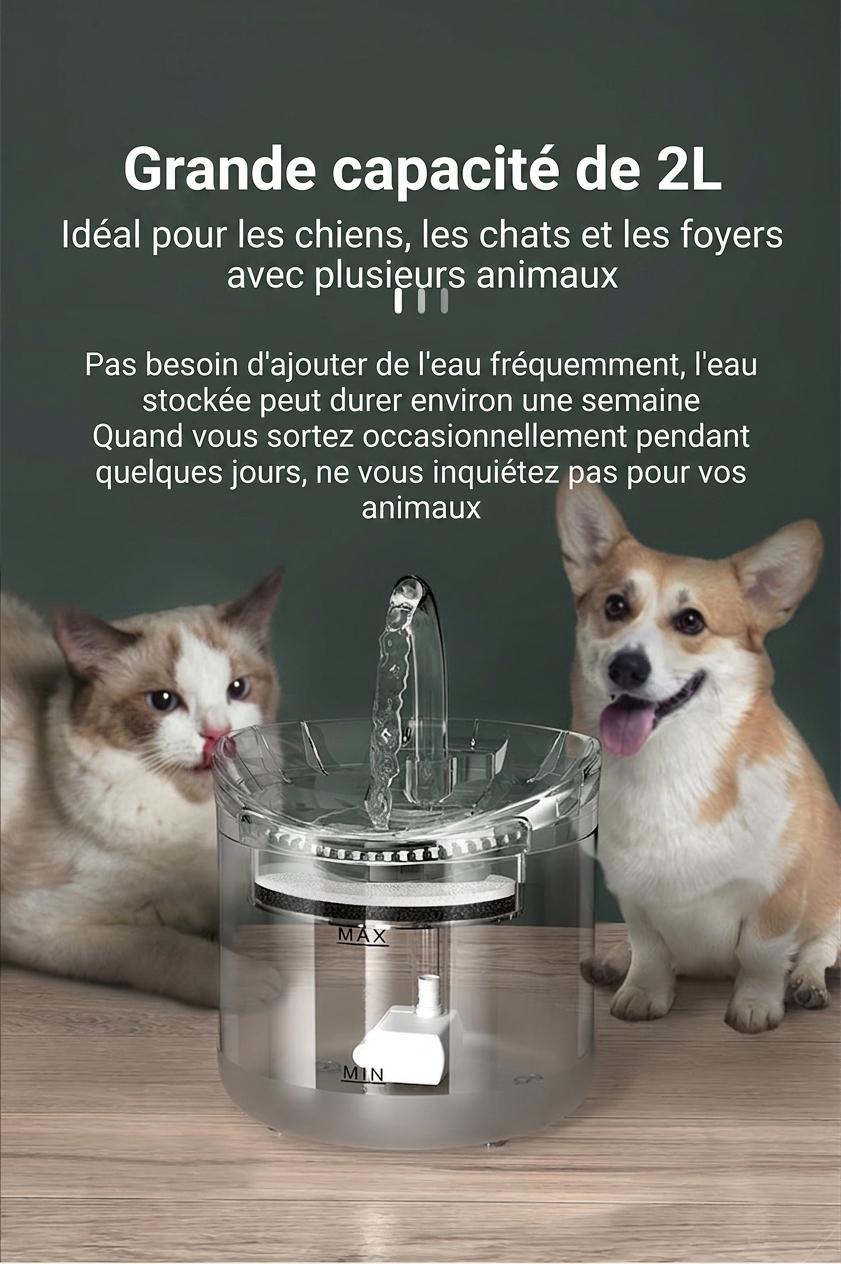 2L Automatic Pet Water Fountain with Triple Filtration - Model#WF060