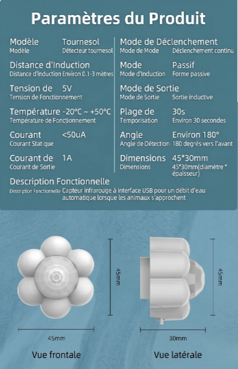 Pet Fountain Motion Sensor - USB