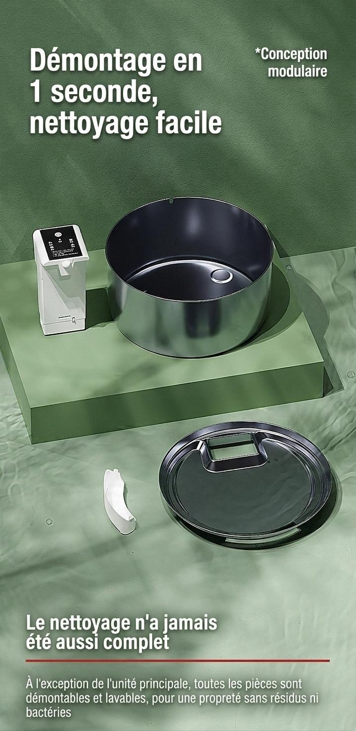 7L Stainless Steel Wireless Pet Water Fountain for Dogs & Cats - Model#FT008