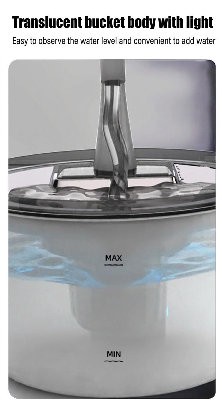 Smart Pet Water Fountain, Stainless Steel, 2.2L, Auto Filter - Model#FT100