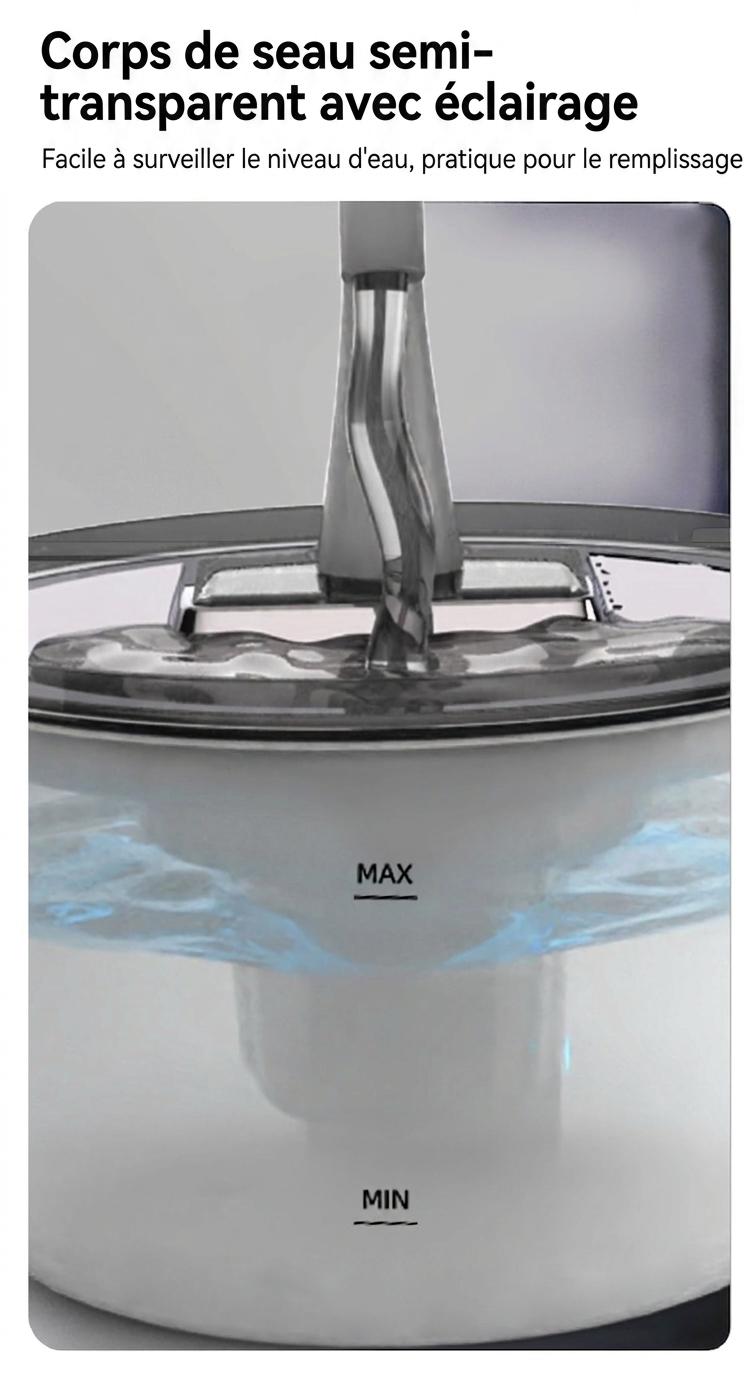 Fontaine à eau intelligente pour animaux de compagnie, acier inoxydable, 2,2 L, filtre automatique - Modèle n° FT100