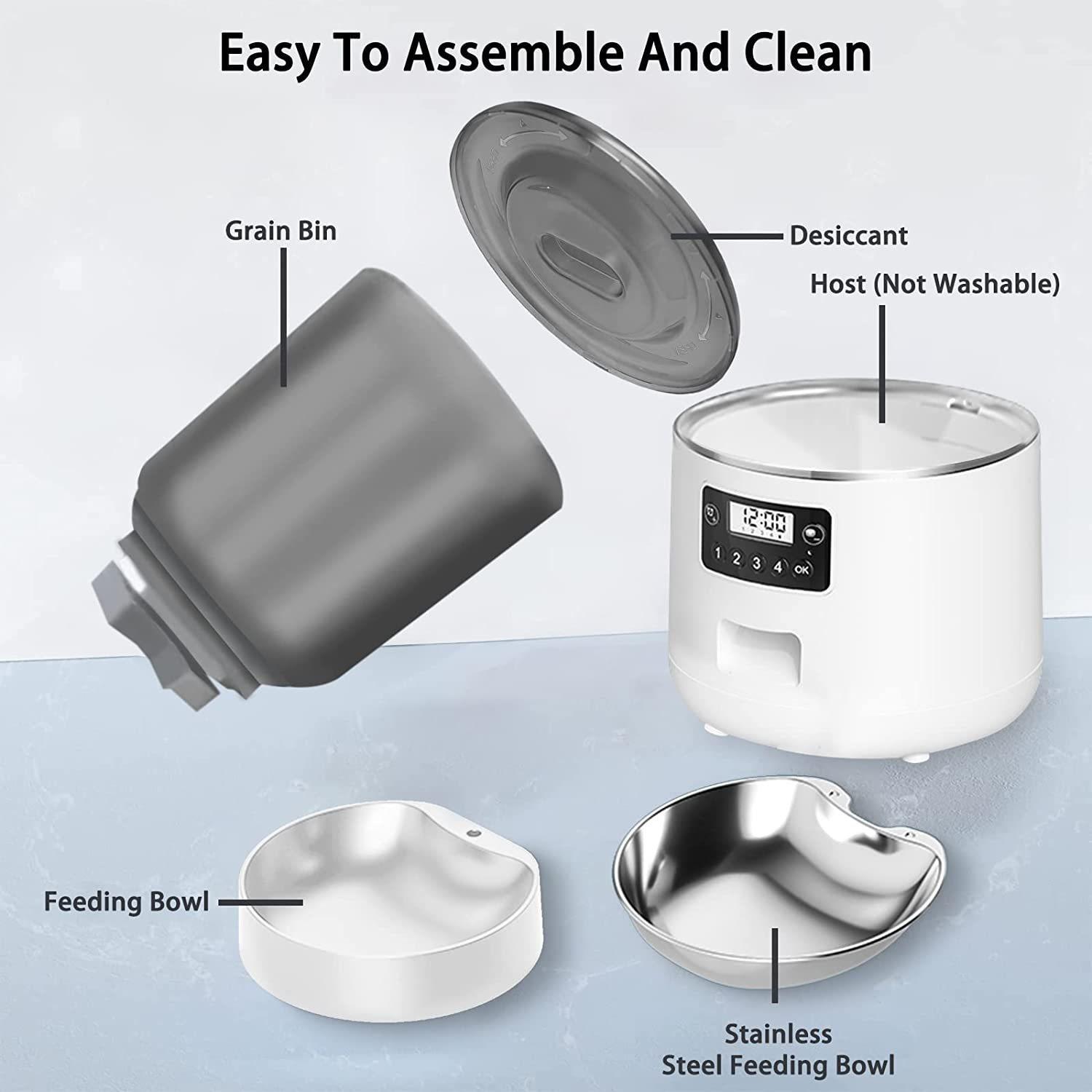 4L Smart Automatic Pet Feeder for Cats & Dogs