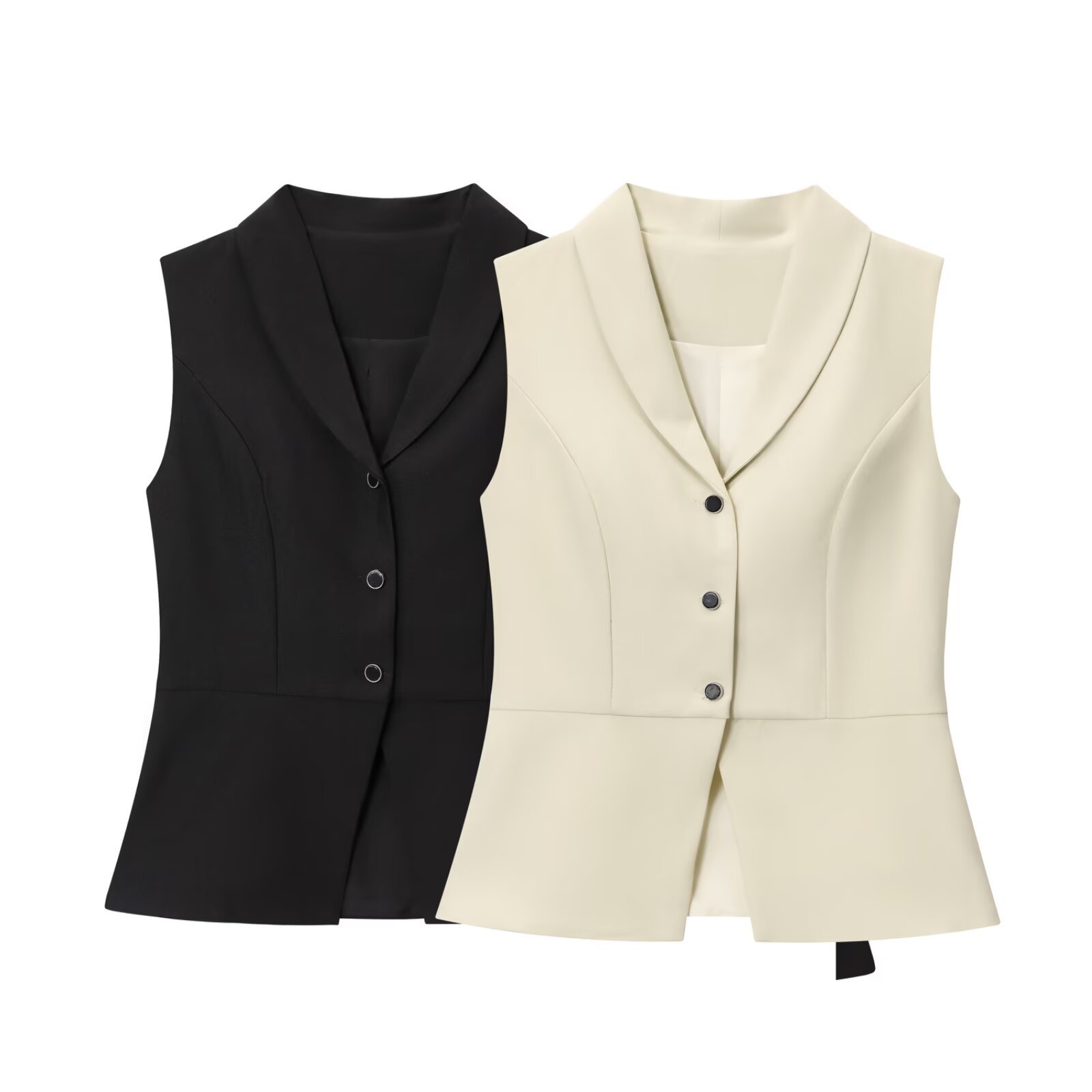 Mouwloos vestje - Vintage slim fit vest KUN-00040