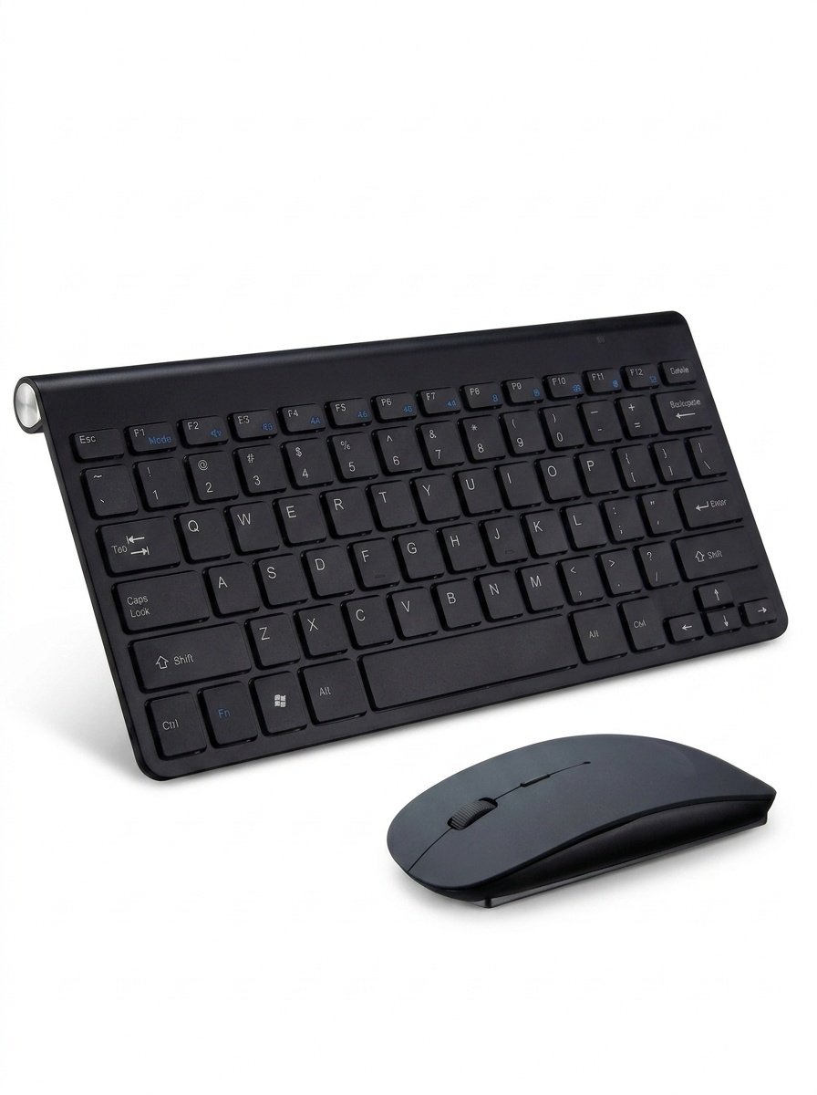 Ultra-Slim Bluetooth Wireless Keyboard & Mouse Set with Multi-Device Support