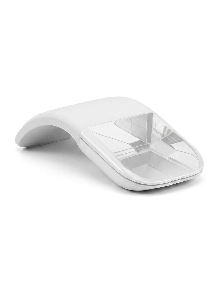 Ultra-Slim Foldable Bluetooth 5.0 Mouse, Silent Clicks, 1440-Hour Battery