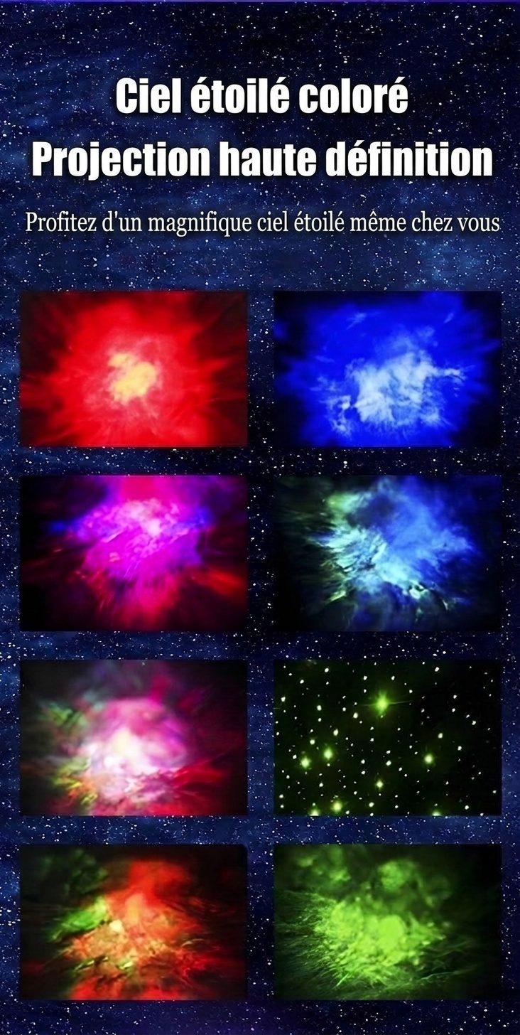 Astronaut Galaxy Projector Starry Sky Night Light with Timer