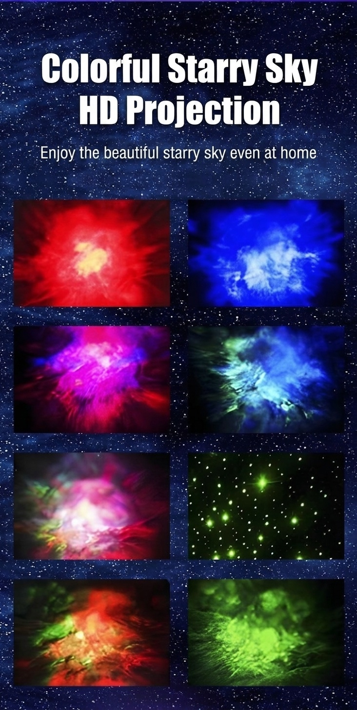 Astronaut Galaxy Projector Light - Starry Night Sky Lamp