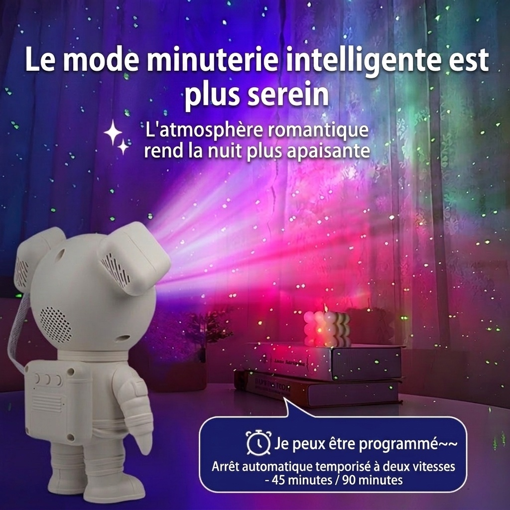Astronaut Galaxy Projector Light - Starry Night Sky Lamp