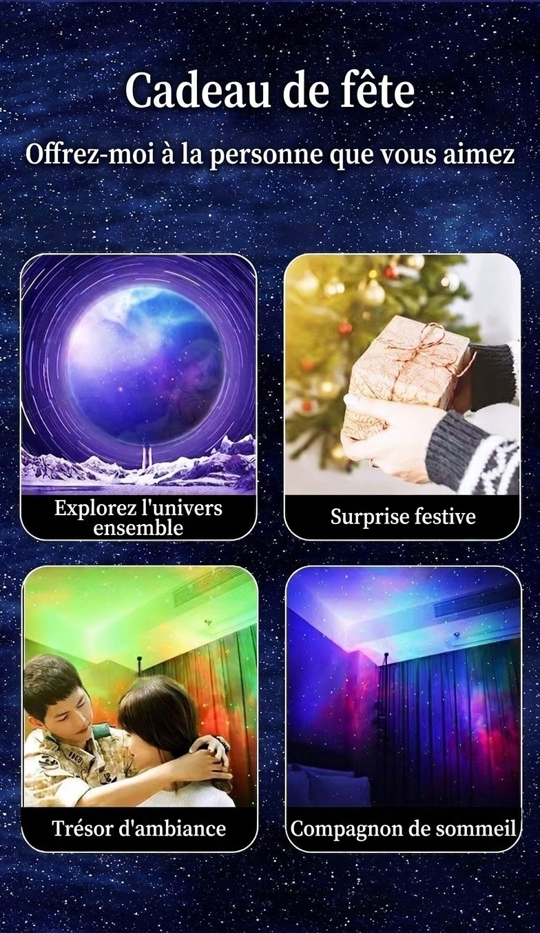 Astronaut Galaxy Projector Light - Starry Night Sky Lamp