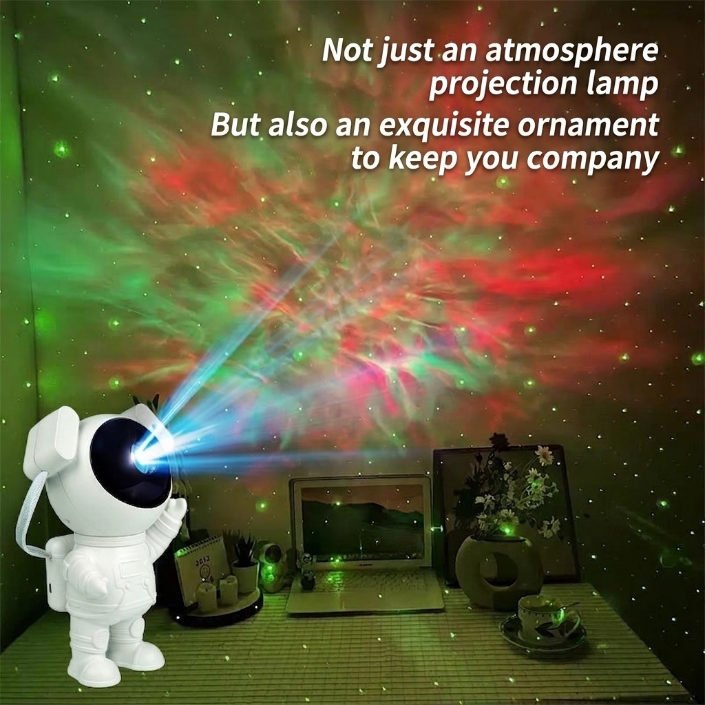 Astronaut Galaxy Projector Light - Starry Night Sky Lamp