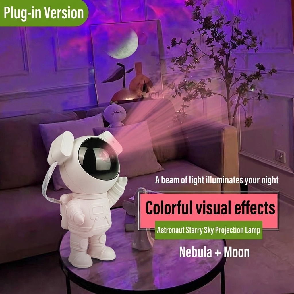 Astronaut Galaxy Projector Light - Starry Night Sky Lamp