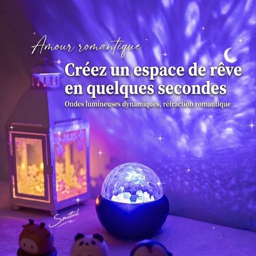 Aurora Star Projector Light | Ocean Wave Night Lamp