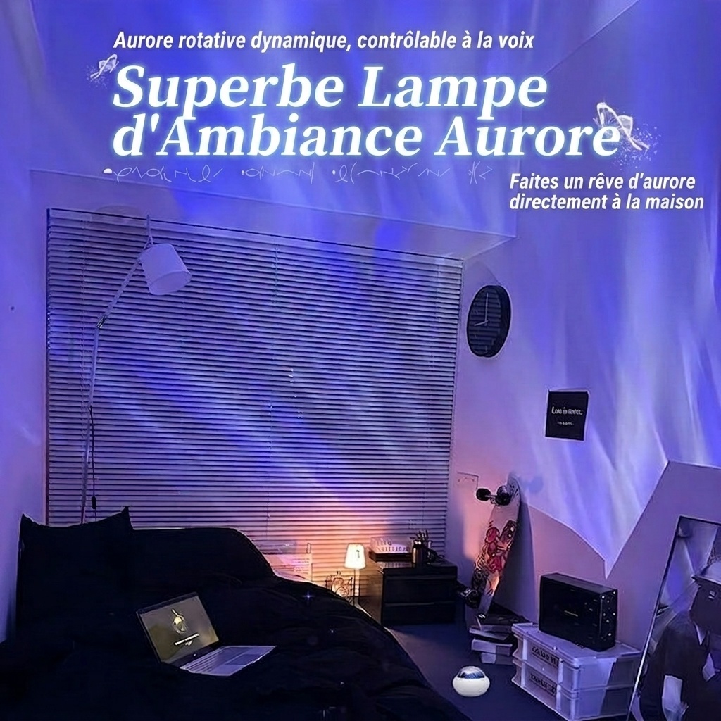 Aurora Star Projector Light | Ocean Wave Night Lamp