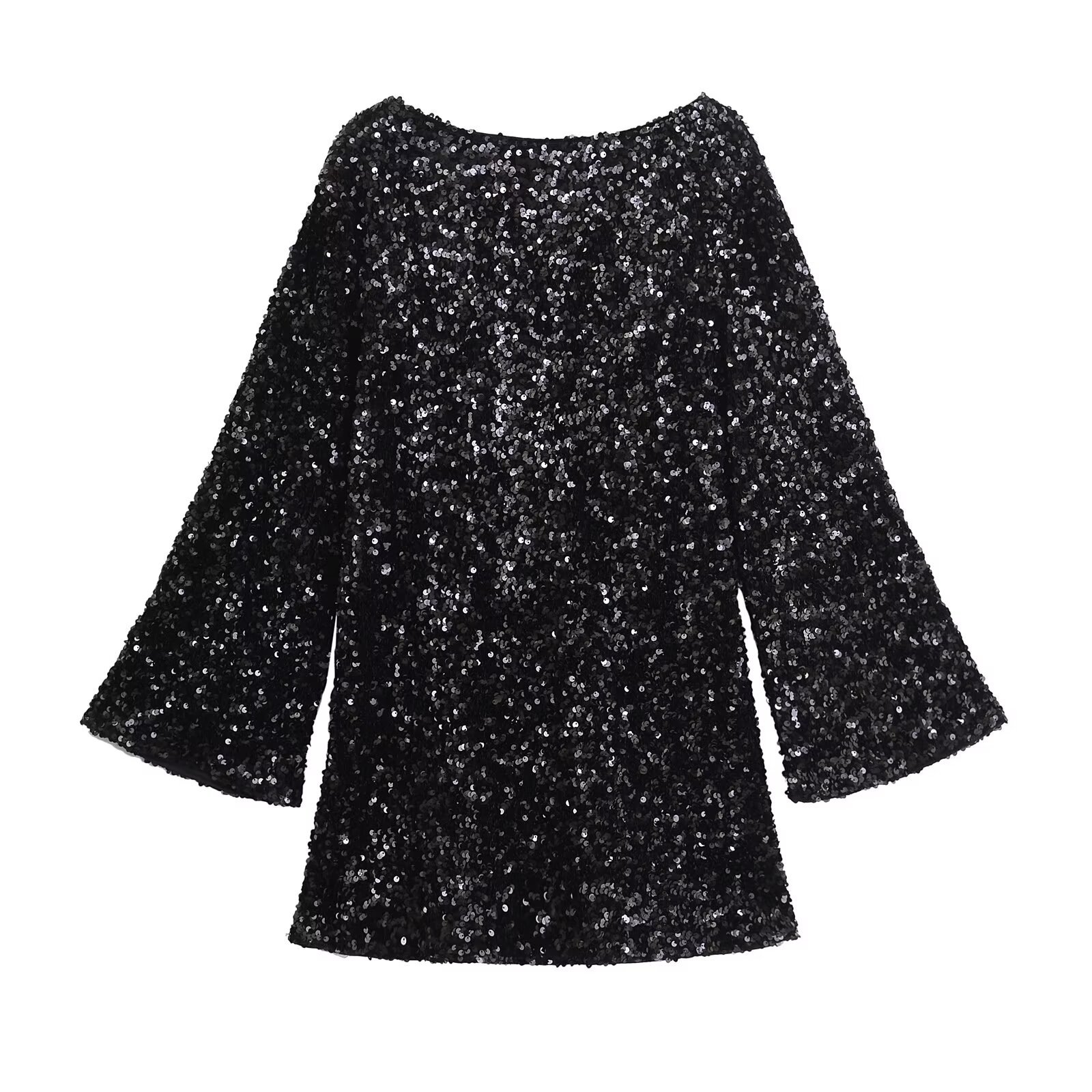 Women's Sequin Bow Dress - Chic European Style KUN-00094