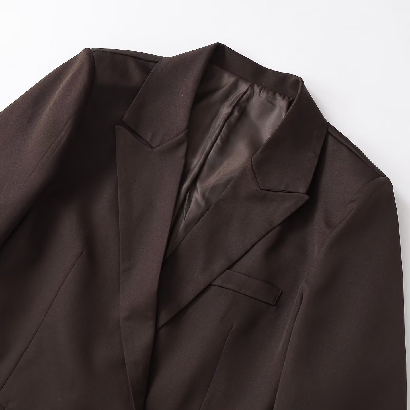 Blazer cruzado para mujer - Estilo europeo extragrande KUN-00036