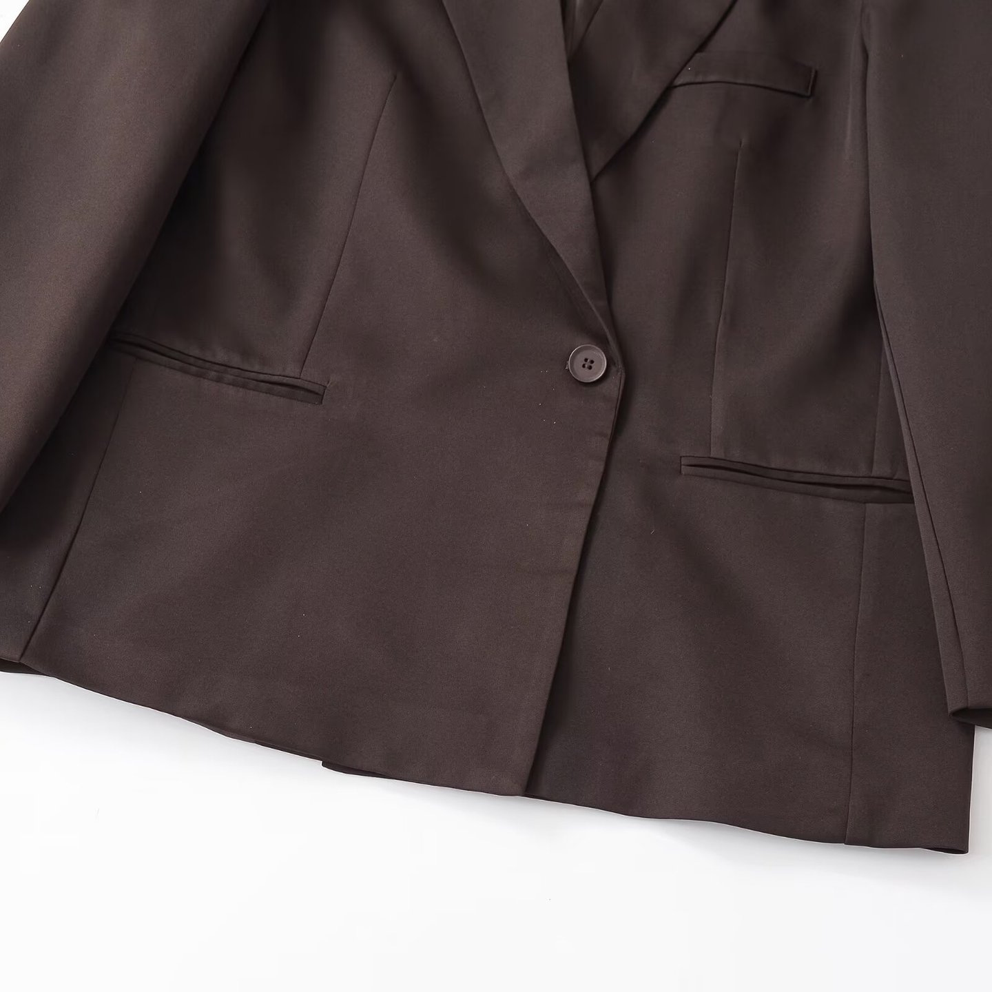 Blazer cruzado para mujer - Estilo europeo extragrande KUN-00036