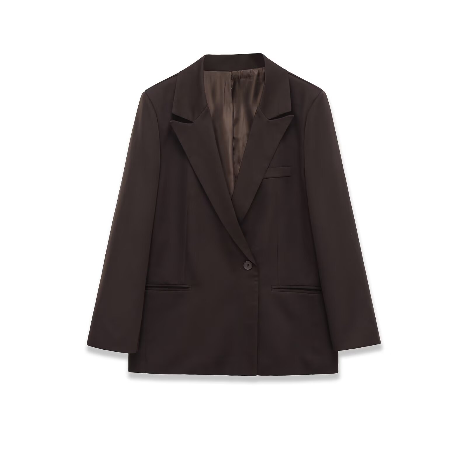 Blazer cruzado para mujer - Estilo europeo extragrande KUN-00036