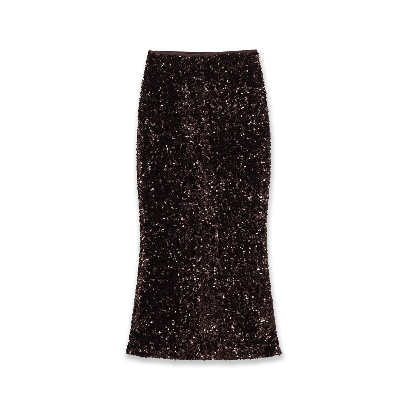 Sequin Embellished Midi Skirt KUN-00010