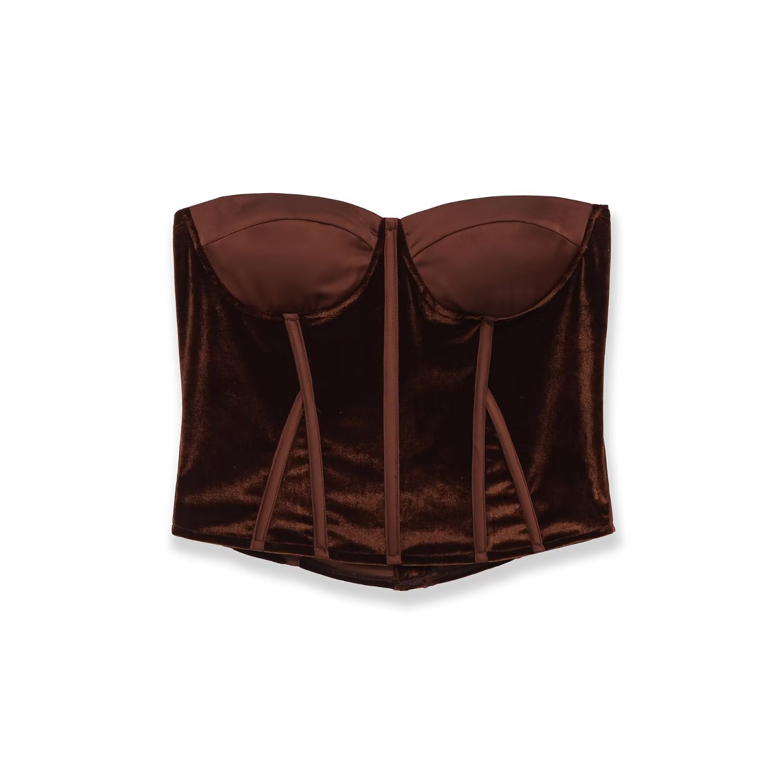 Velvet Bustier Top - Elegant & Trendy KUN-00117