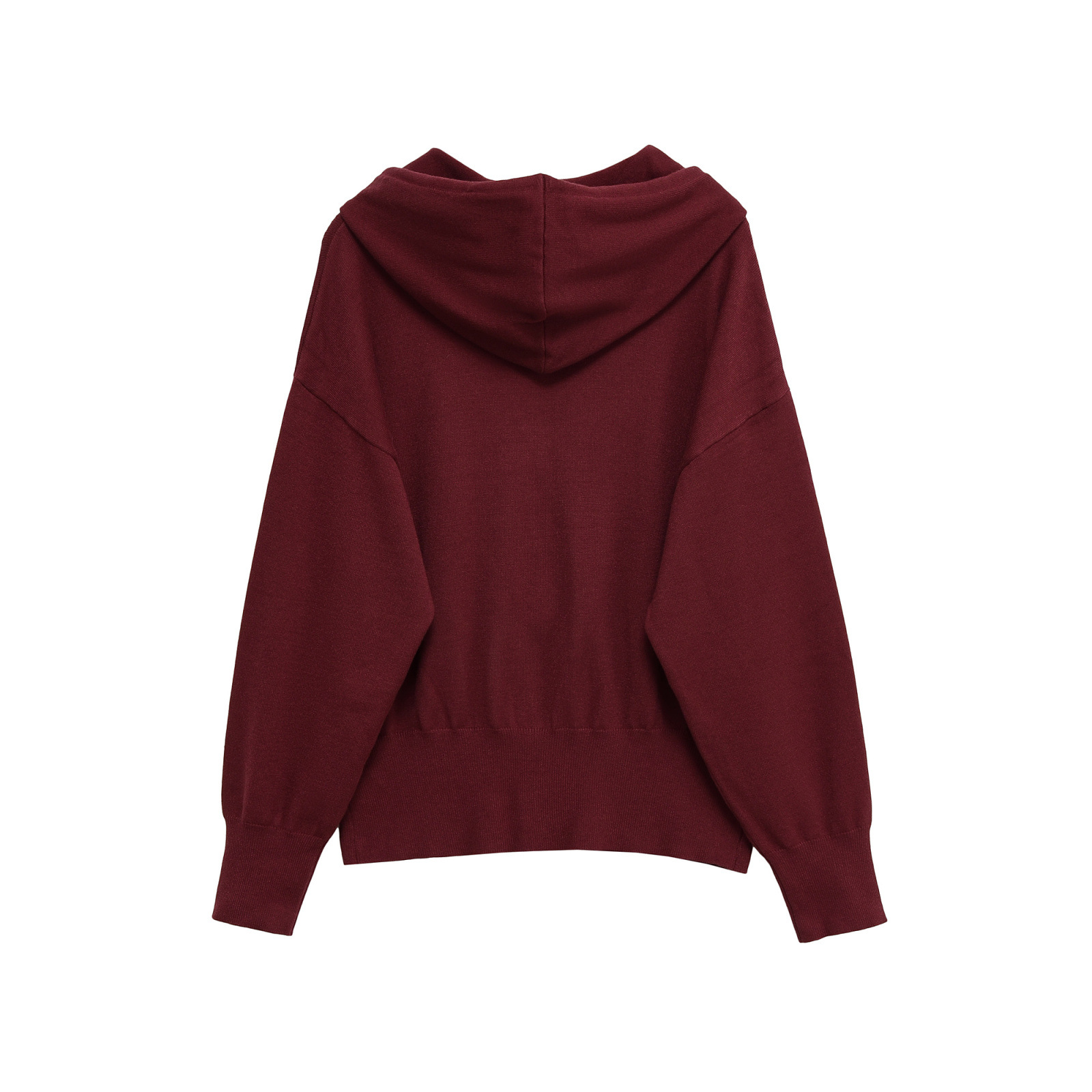 Knit Sweatshirt Long Sleeve Comfortable Minimalist KUN-00010