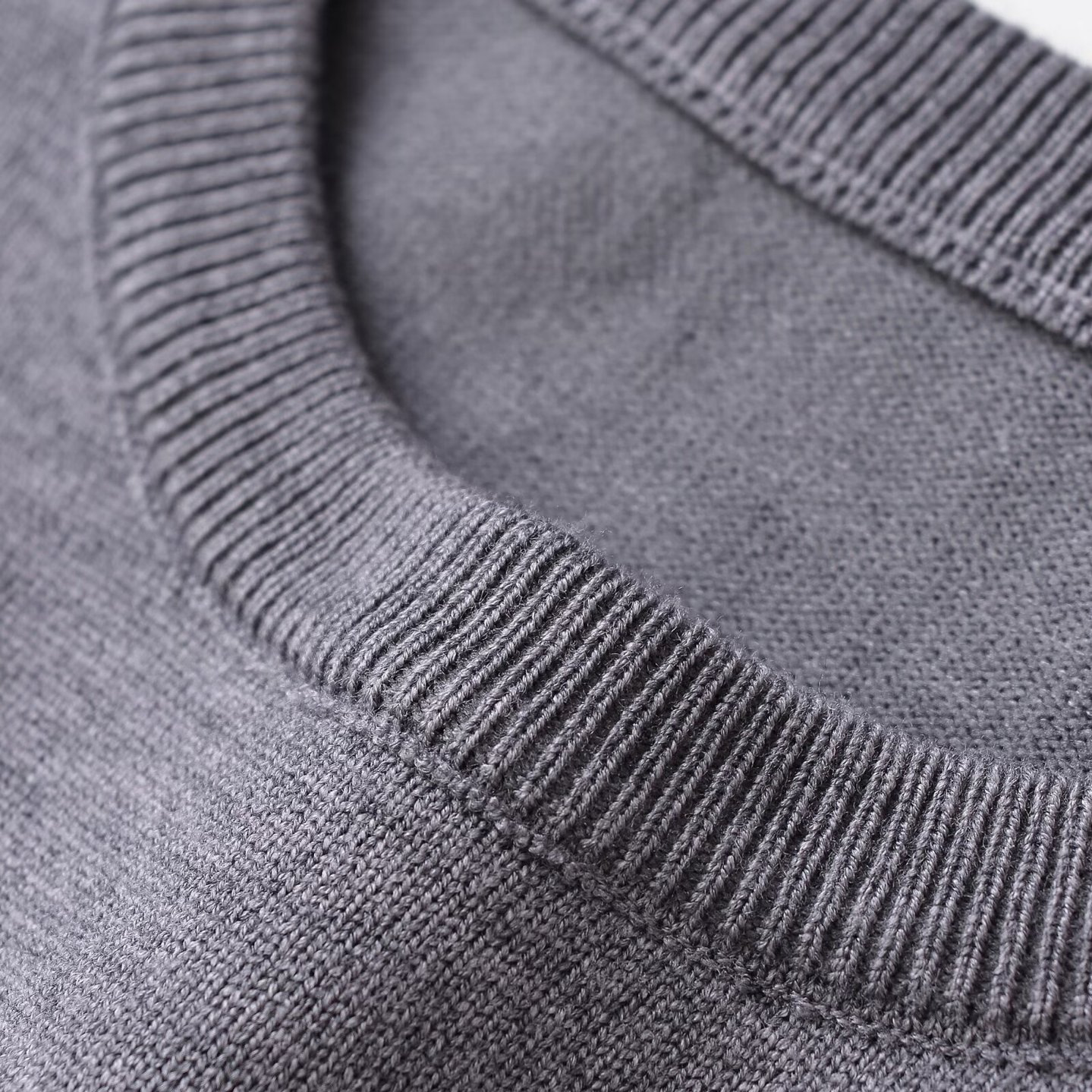 Knit Top Button Detail Detachable Long Sleeve KUN-00055