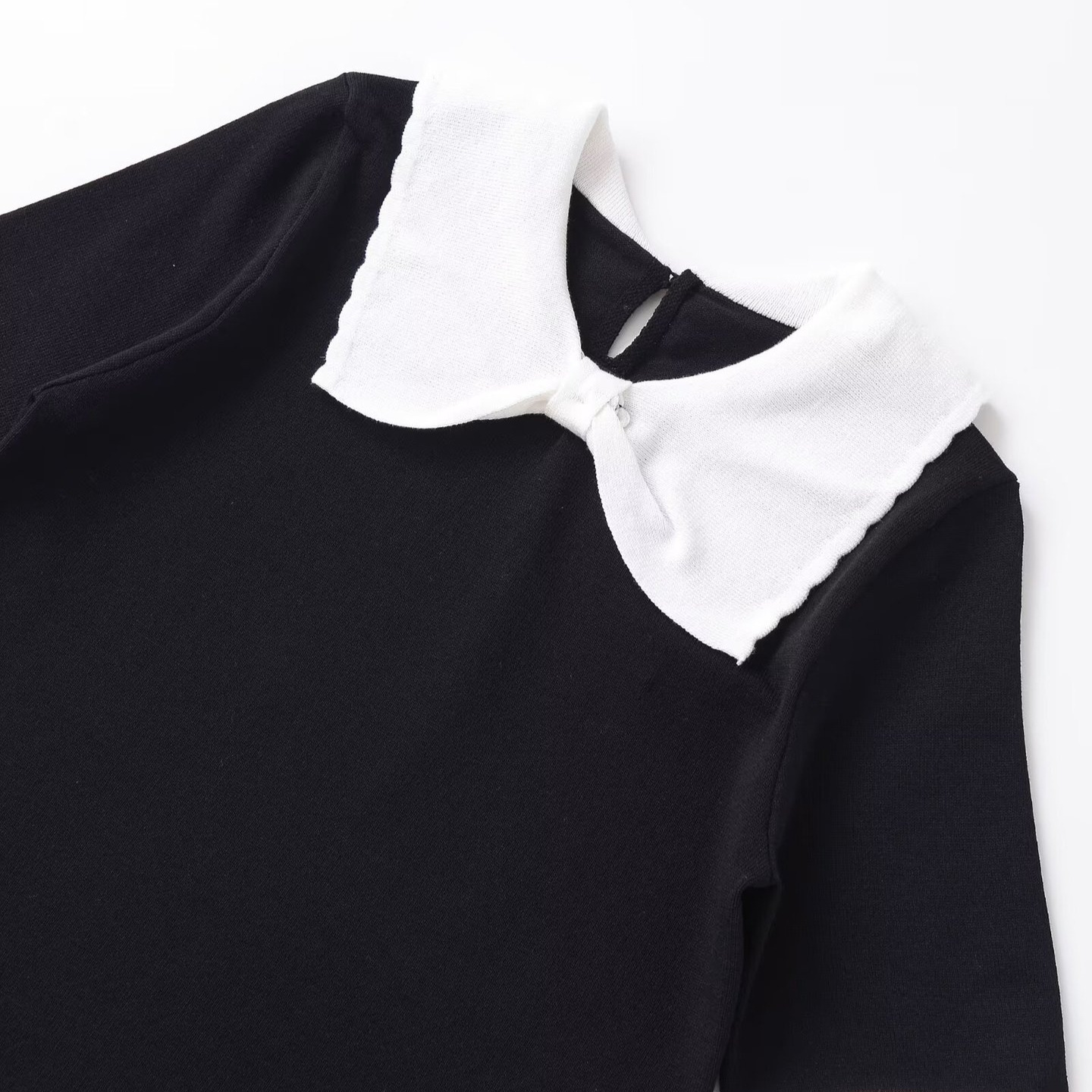 Damespolo met strik - Europese stijl KUN-00022