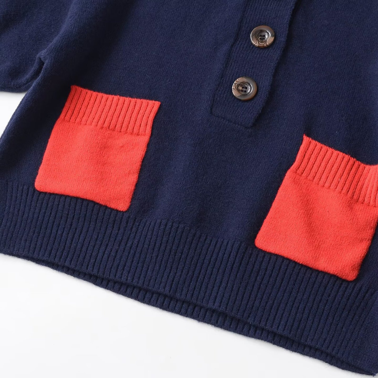 Knit Top Short Sleeve Casual Chic European Style KUN-00008