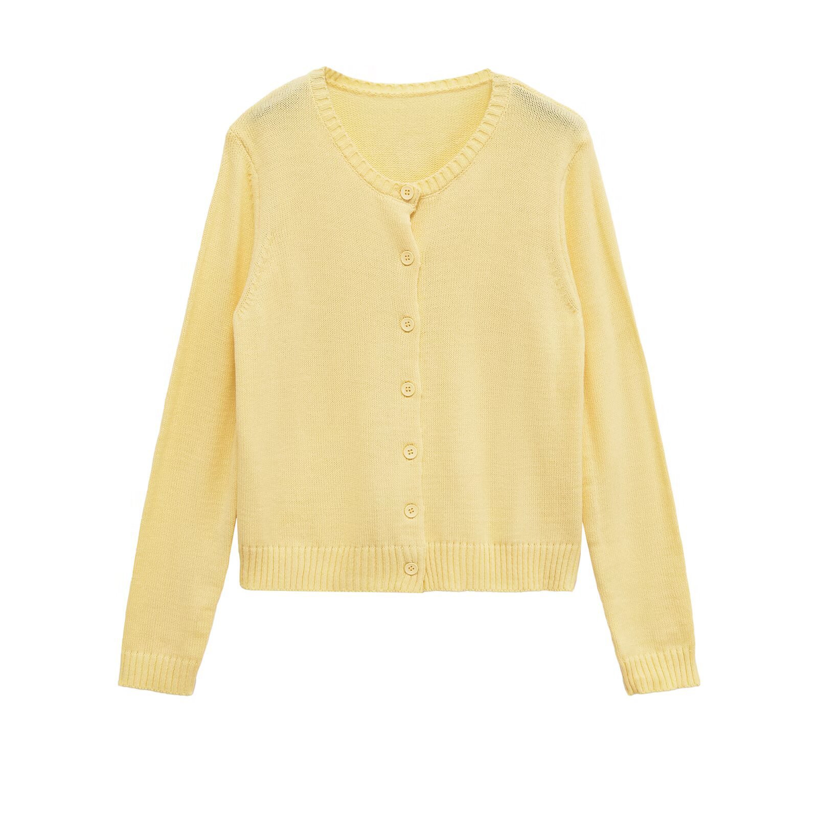 Wool Blend Knit Sweater - European Style Crew Neck KUN-00019