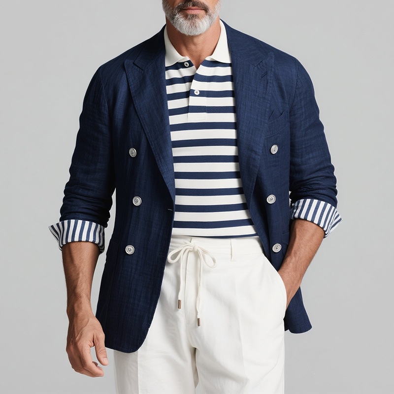 Slim Fit Casual Business Suit Jacket for Autumn and Winter