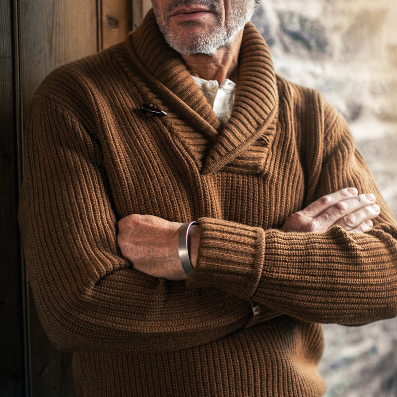 Men's Hot-Selling Retro Heavy Knitted Sweater