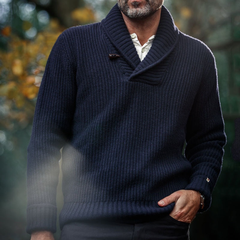 Men's Hot-Selling Retro Heavy Knitted Sweater