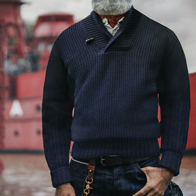 Men's Hot-Selling Retro Heavy Knitted Sweater