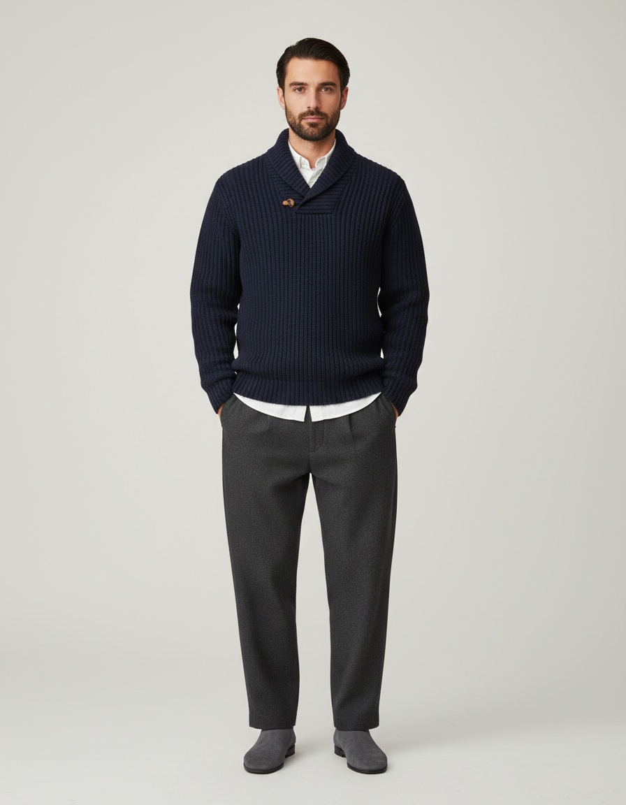 Men's Hot-Selling Retro Heavy Knitted Sweater