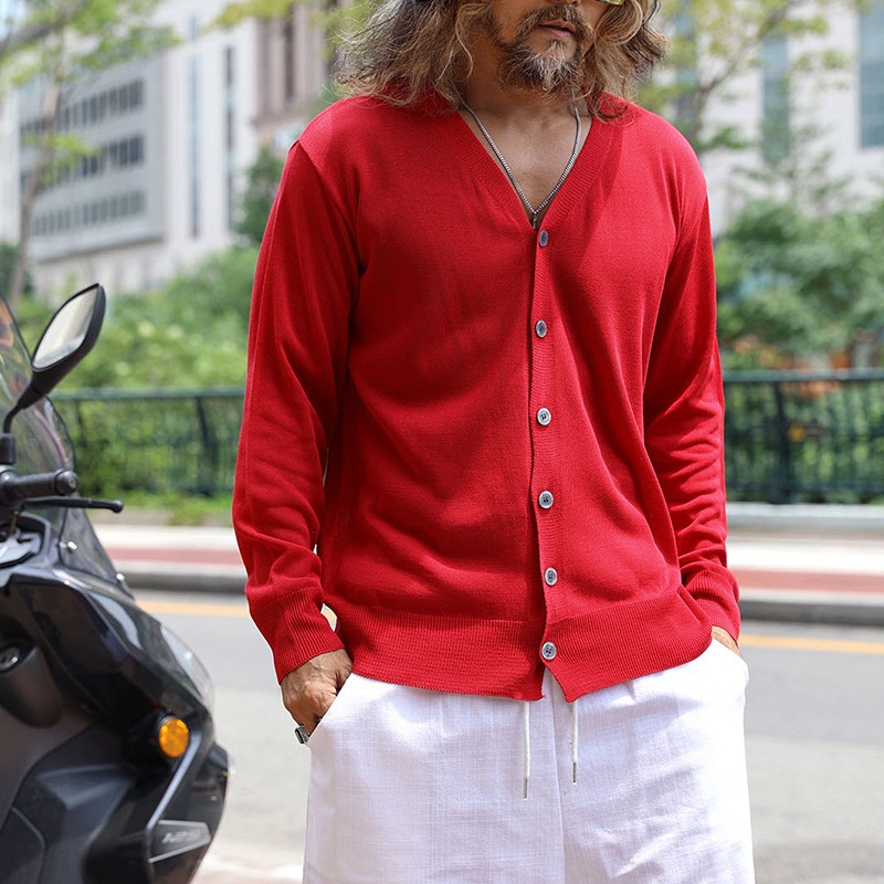 Ademend, casual vest van wolmix voor heren, perfect voor de winter.