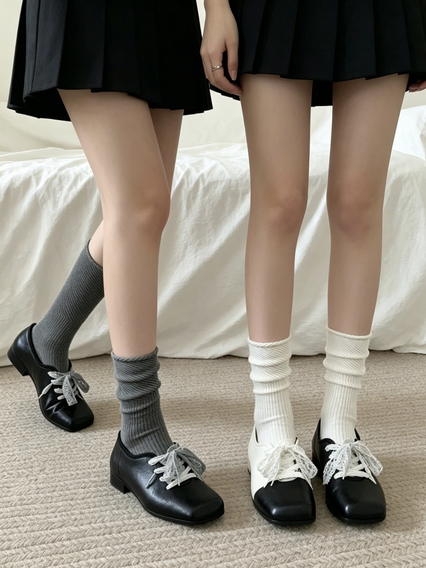 Women's Textured Slouch Crew Socks