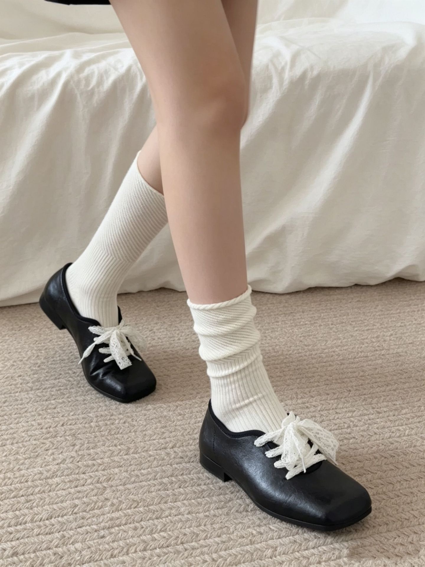 Women's Textured Slouch Crew Socks