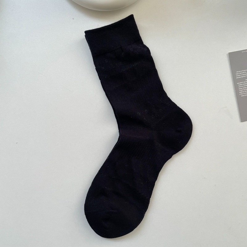 Women's Pointelle Knit Crew Socks