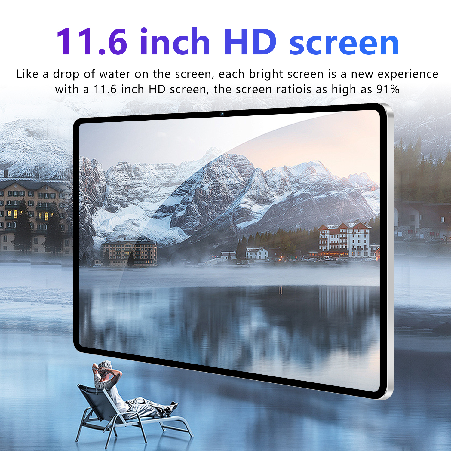 Pad8Max 10.1" HD Tablet PC - 4GB RAM, 32GB Storage (Support Google Play)