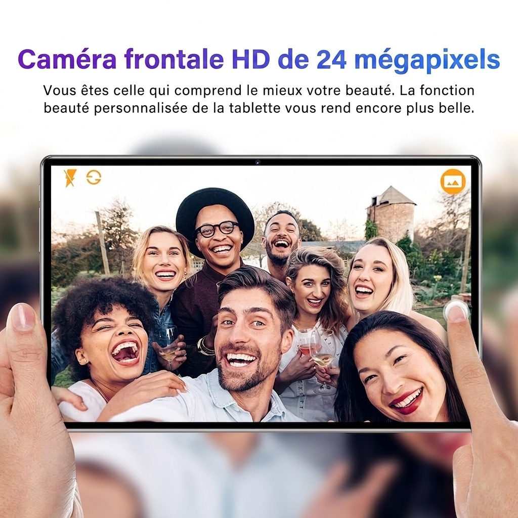 Tablette PC HD Pad8Max 10,1" - 4 Go de RAM, 32 Go de stockage (Compatible avec Google Play)
