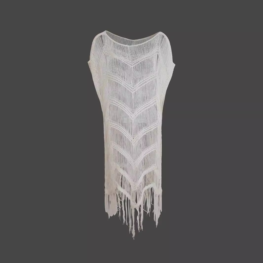 Women's Knit Crochet Cover Up Top Beach Summer