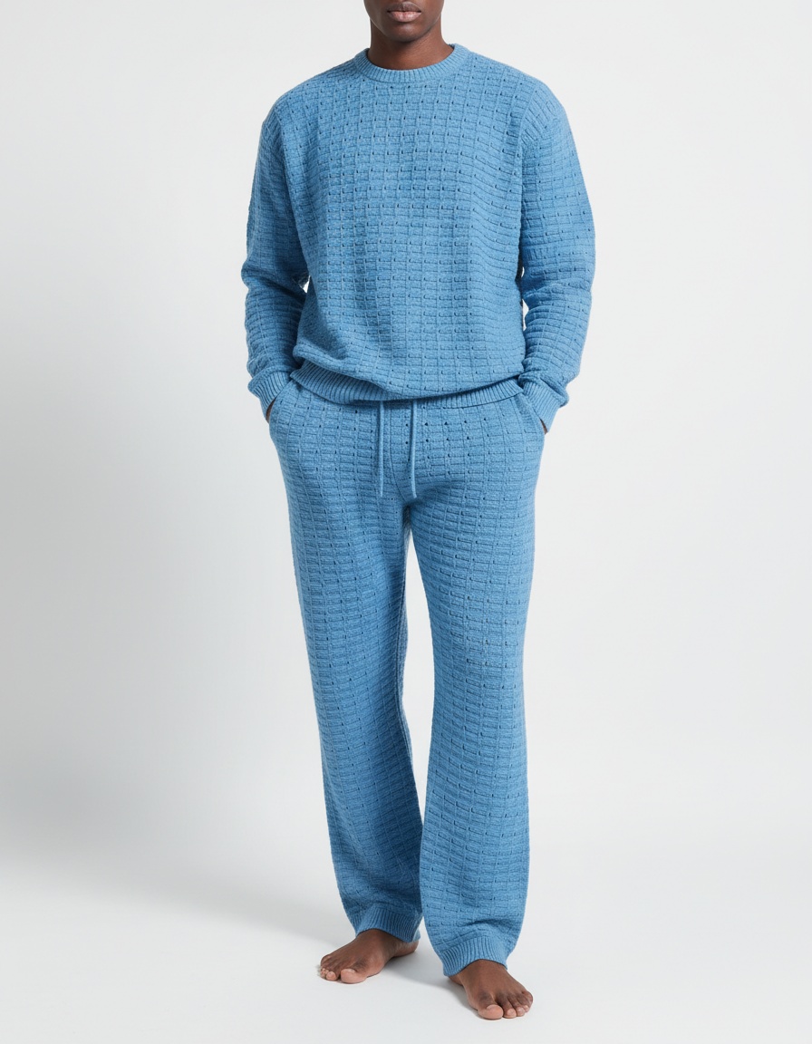 Loose Fit Short-Sleeve Shirt and Shorts Two-Piece Set for Men's Casual Sportswear